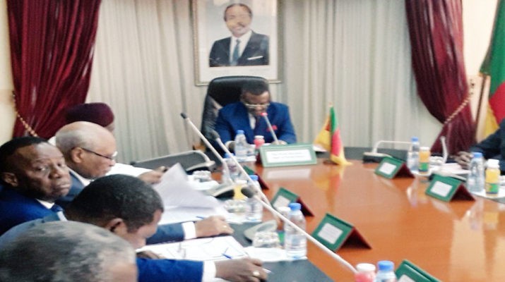 Conseil de Cabinet du mois d'avril présidé par le premier Ministre Joseph Dion Nguté