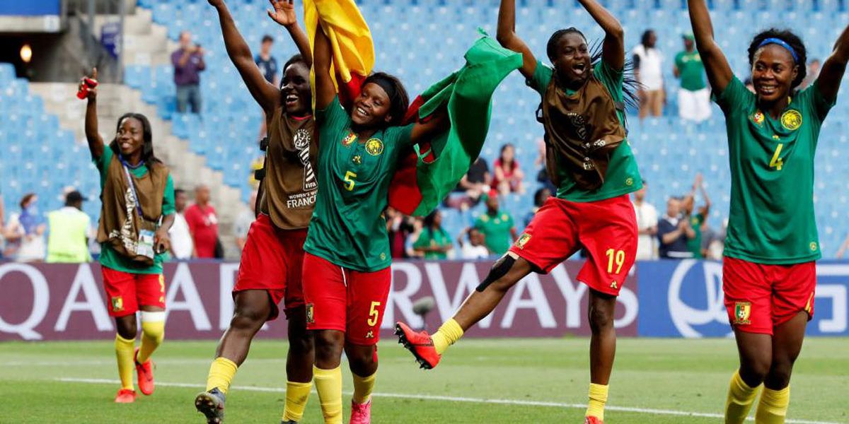 Lionnes indomptables du Cameroun après la victoire sur la Nouvelle Zélande