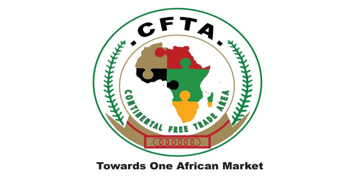 Logo Zleca, le Cameroun ratifie le projet de libre échange africain