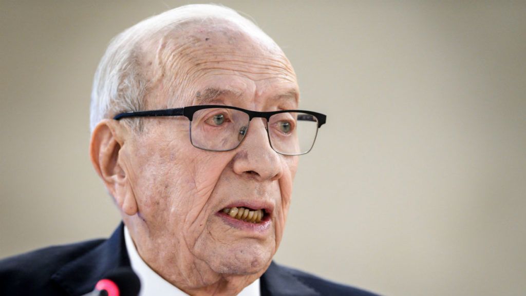 Béji Caïd Essebsi, le chef de l'Etat tunisien est décédé