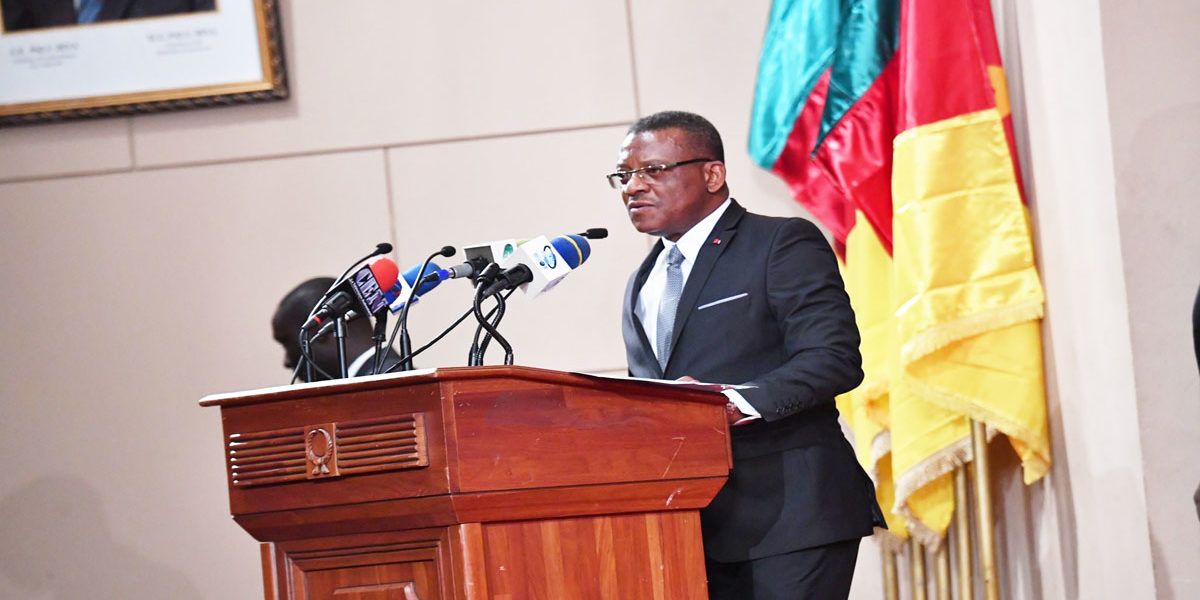 Le Premier ministre Dion Nguté, Discours d'ouverture au GDN, Palais des congrès Yaoundé