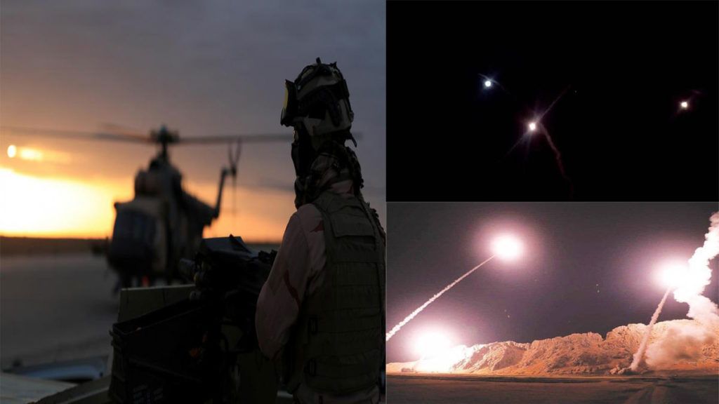 Drones et missiles iraniens, Américains et Iraniens sur le sol irakiens