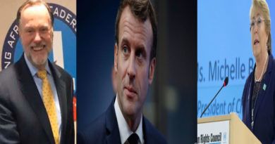 Emmanuelle Macron, Tibor Naguy et Michelle Bachelet