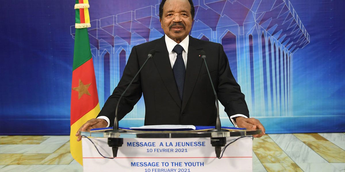Président Paul Biya s'adressant à ses chers jeunes compatriotes le 10 février 2021