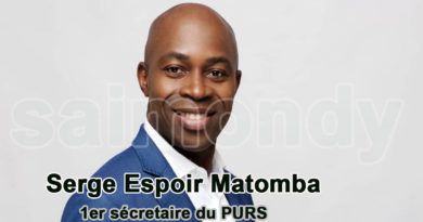 Serge Espoir Matomba, 1er secrétaire du PURS