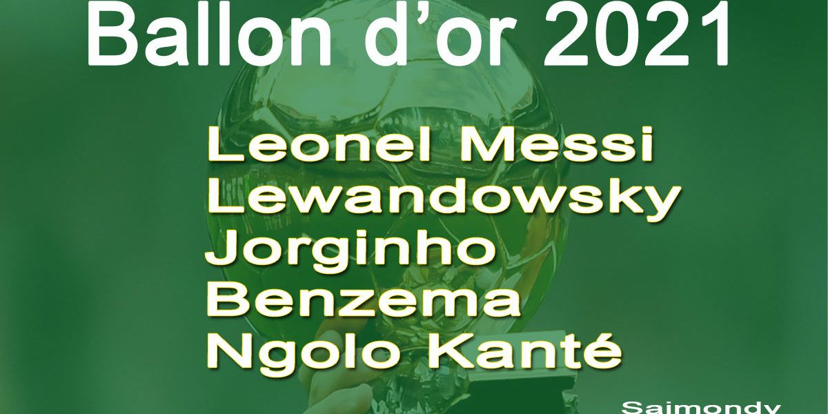 TOP 20, Classement final Ballon d'or 2021