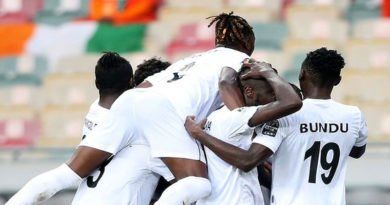 La Sierra Leone célèbre son but contre la Côte-d'Ivoire