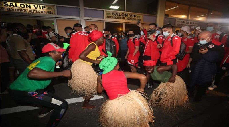Arrivée Equipe nationale de la Tunisie au Cameroun