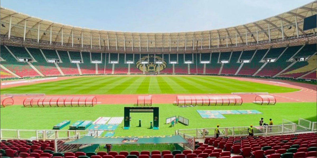 Stade Olembé le 3 janvier 2022 CAN Cameroun 2021