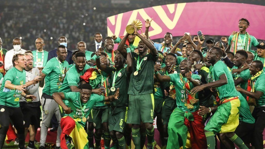 Les Lions de la Teranga champions d'Afrique Cameroun 2021