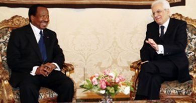 Les présidents Paul Biya et Sergio Matarella