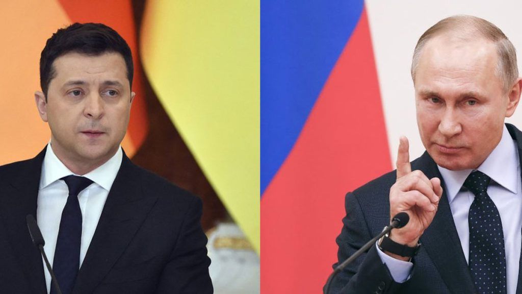 Volodymyr Zelensky et Vladimir Poutine OMS Russie Ukraine