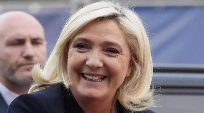 Marine Le Pen du rassemblement national