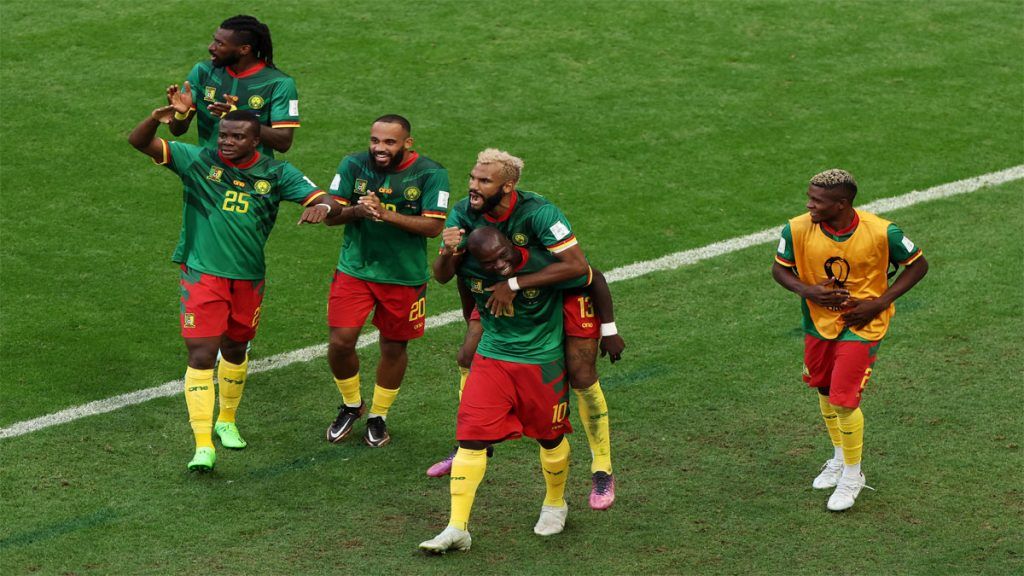 Cameroun VS Serbie but de Choupo-Moting