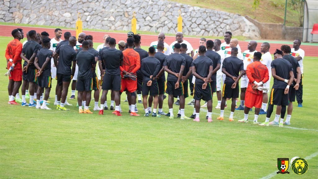 Equipe Camerounaise en ONE ALL SPORTS aux entrainements