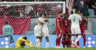 Joueurs du Qatar en pleurs Coupe du monde 2022