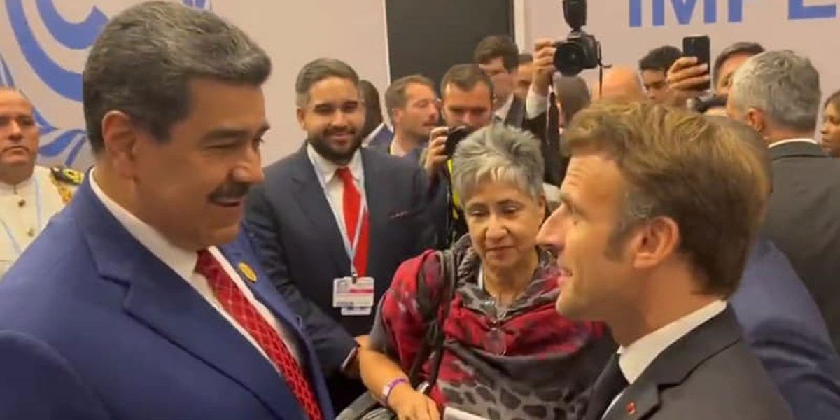 Nicolas Maduro Emmanuel Macron COP27
