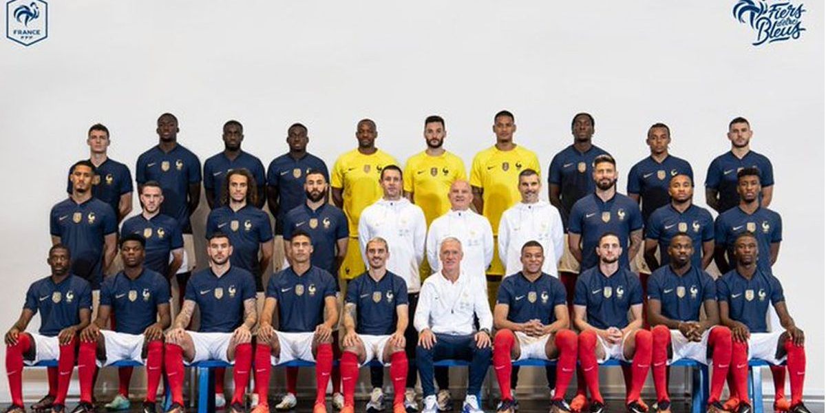 Photo officielle Equipe de France de football Qatar 2022